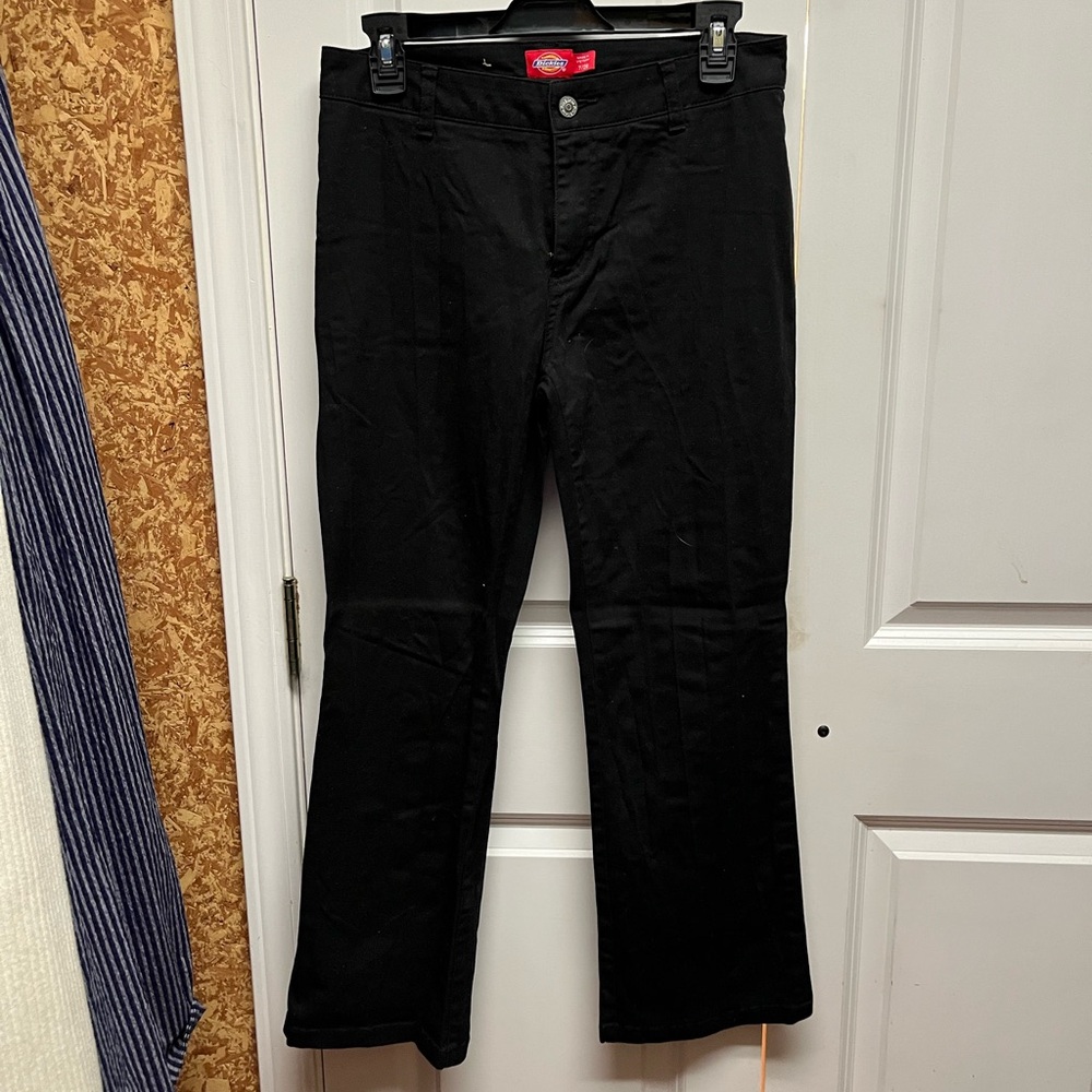 Dickies Low Rise Black Flared Pants